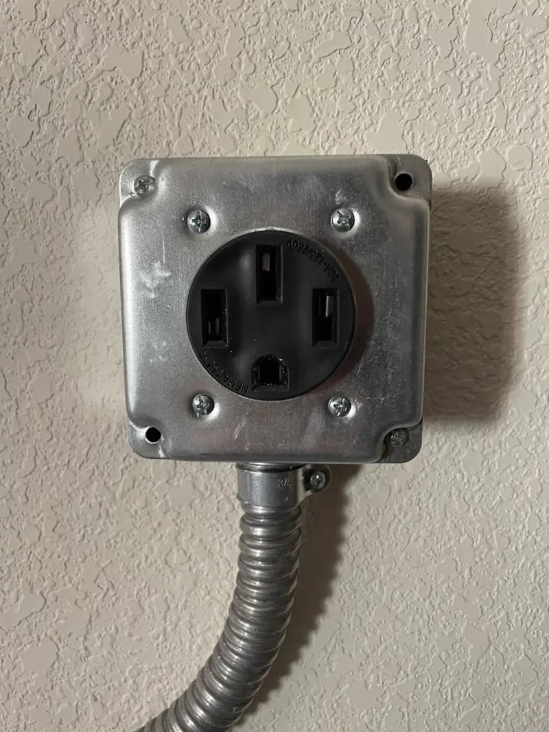 NEMA 14-50 outlet installed for Electrical Panel Upgrade in Kissimmee